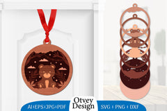 Animals 3D Ornament Layered Lasercut SVG Bundle 2 - CraftNest - Digital Crafting and Art