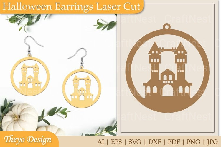 Halloween Earrings SVG Bundle
