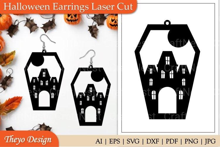 Halloween Earrings: Spooky SVG Bundles