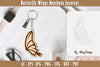 Butterfly Keychain Lasercut SVG Bundle