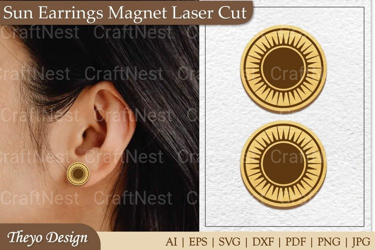 Earrings Magnet SVG Bundle