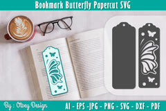 Bookmark Butterfly SVG Bundle 6 - CraftNest - Digital Crafting and Art