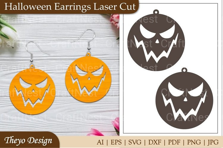 Halloween Earrings Collection: Spooky SVG Bundles