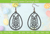 Easter Bunny Earring SVG Bundle