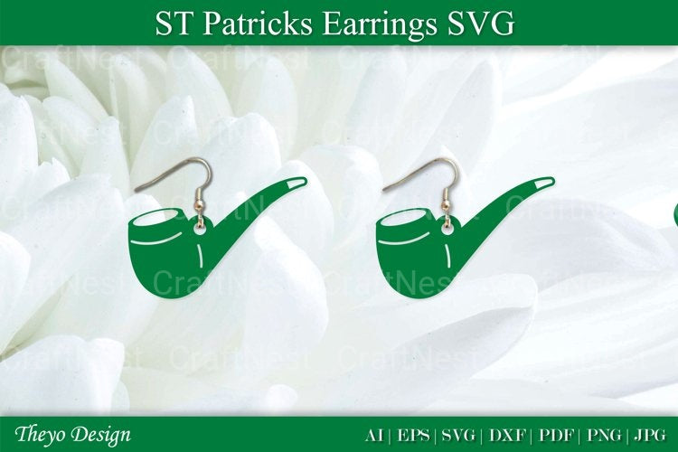 St Patrick's Day Earrings SVG Bundle