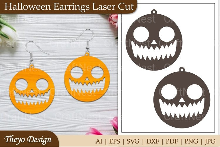 Halloween Earrings SVG Bundle