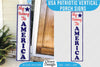 USA Patriotic Vertical Porch Signs SVG Bundle
