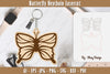 Butterfly Keychain Lasercut SVG Bundle
