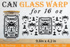 Halloween 16 oz Can Glass Wrap SVG Bundle