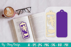 Fairy Bookmark SVG Bundle 7 - CraftNest - Digital Crafting and Art
