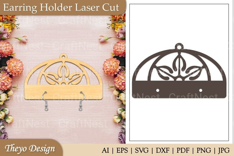 Earrings Holder SVG Bundle