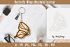 Butterfly Keychain Lasercut SVG Bundle