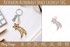 Astronaut Space Keychain Earring SVG Bundle