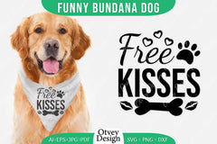 Funny Dog Bandana SVG Bundle 8 - CraftNest - Digital Crafting and Art