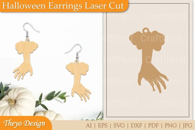 Halloween Earrings SVG Bundle