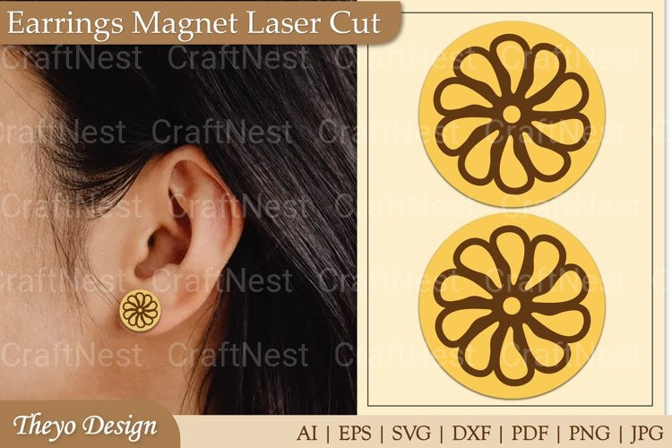 Earrings Magnet SVG Bundle