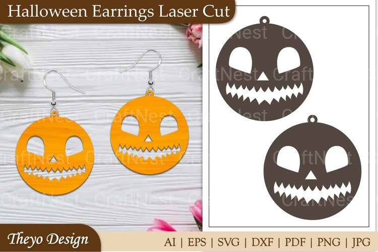 Halloween Earrings SVG Bundle