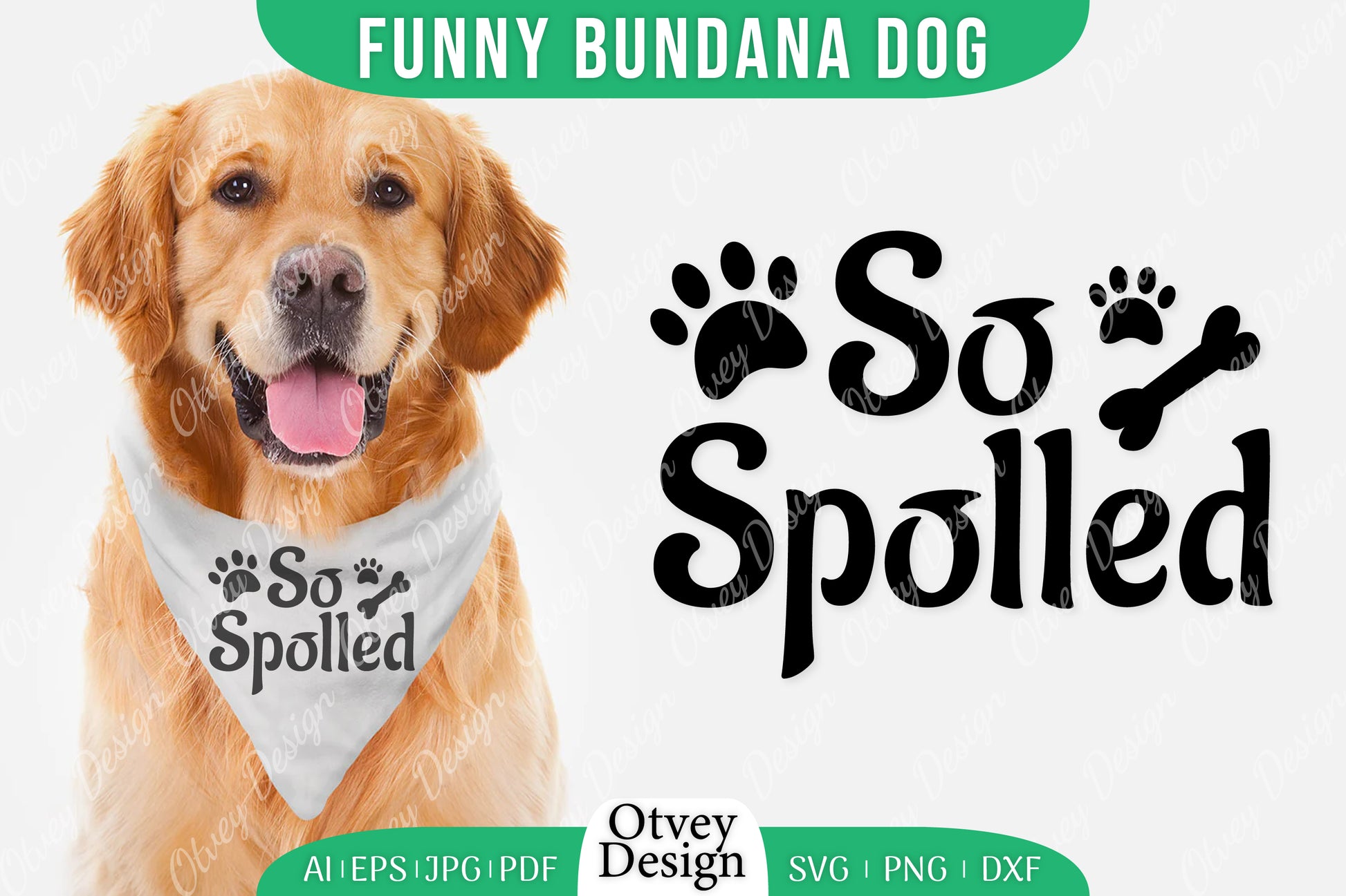 Funny Dog Bandana SVG Bundle 9 - CraftNest - Digital Crafting and Art
