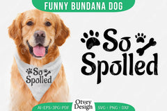 Funny Dog Bandana SVG Bundle 9 - CraftNest - Digital Crafting and Art