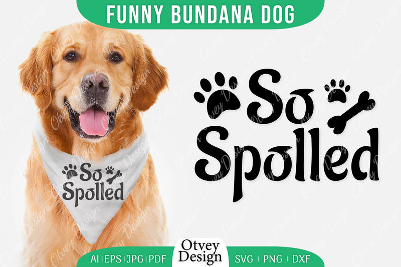 Funny Dog Bandana SVG Bundle 9 - CraftNest - Digital Crafting and Art