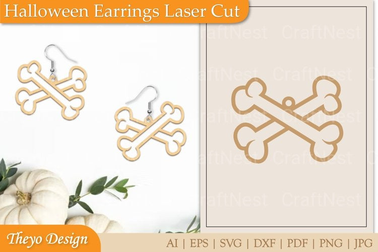 Halloween Earrings SVG Bundle