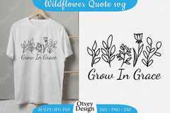Wildflowers Quote Motivational Sayings SVG Bundle 10 - CraftNest - Digital Crafting and Art
