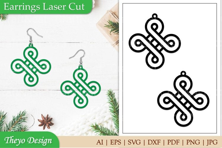 Earrings Laser Cut SVG Bundle