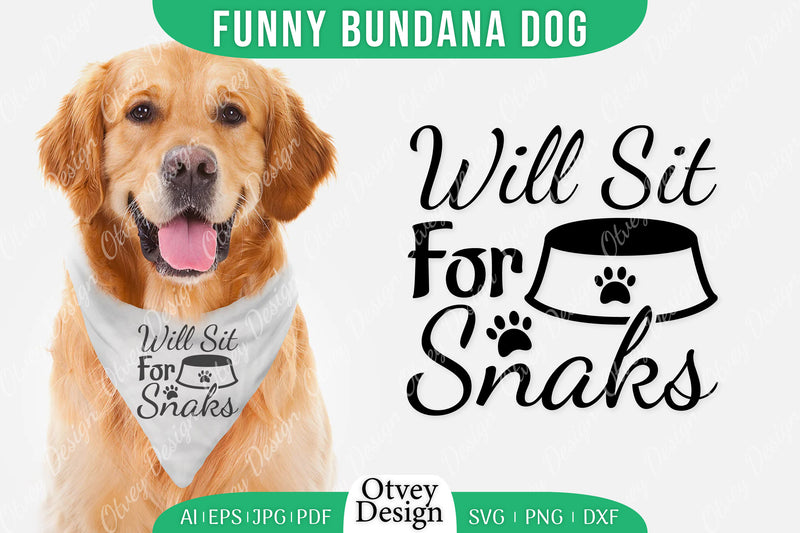 Funny Dog Bandana SVG Bundle 10 - CraftNest - Digital Crafting and Art