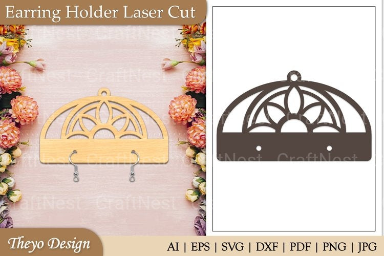 Earrings Holder SVG Bundle
