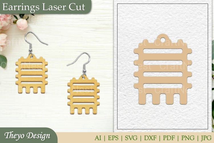 Earrings Lasercut SVG Bundle