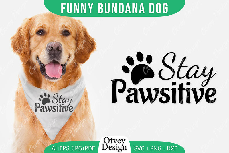 Funny Dog Bandana SVG Bundle 11 - CraftNest - Digital Crafting and Art