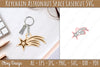 Astronaut Space Keychain Earring SVG Bundle