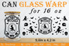 Halloween 16 oz Can Glass Wrap SVG Bundle
