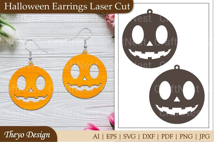 Halloween Earrings - Spooky SVG Bundle
