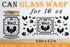 Halloween 16 oz Can Glass Wrap SVG Bundle