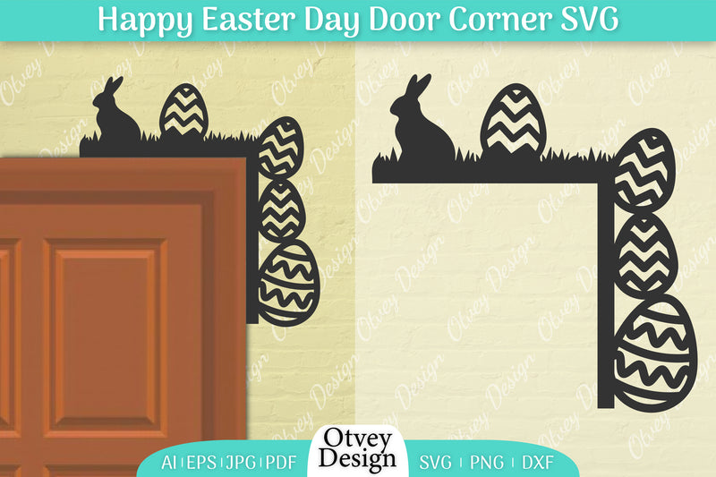 Easter Door Corner SVG Bundle 1 - CraftNest - Digital Crafting and Art