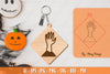 Halloween Keychain Laser Cut SVG Bundle