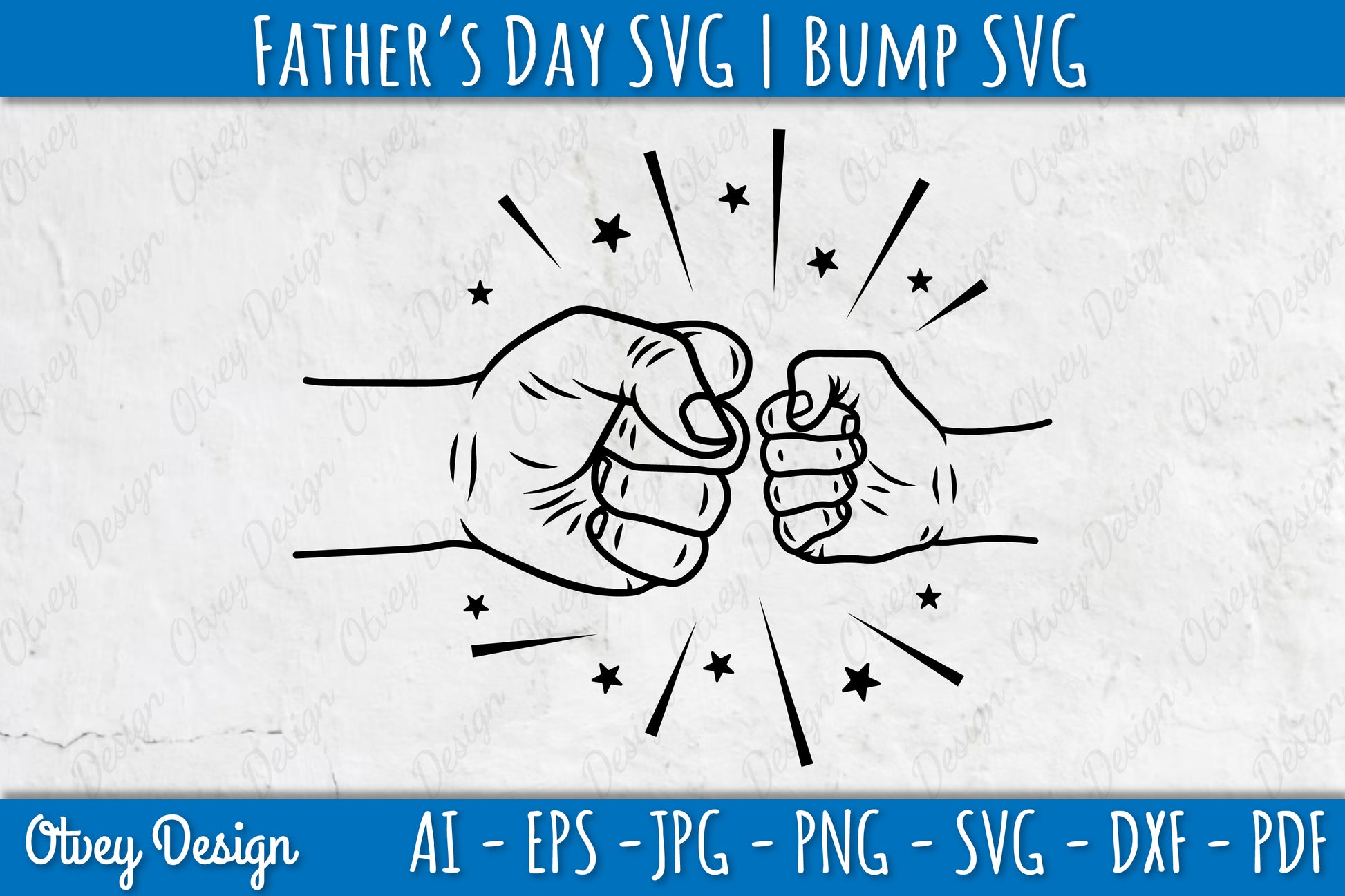 Father's Day Fist Bump SVG Bundle 5 - CraftNest - Digital Crafting and Art