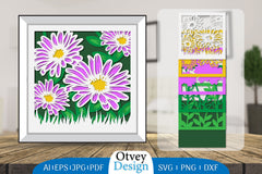 3D Layered Flower Papercut SVG Bundle 1 - CraftNest - Digital Crafting and Art