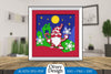 Christmas Gnome 3D Shadowbox Layered Papercut SVG Bundle