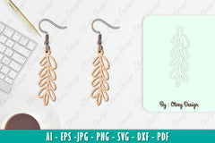 Flower Earring SVG Bundle 1 - CraftNest - Digital Crafting and Art