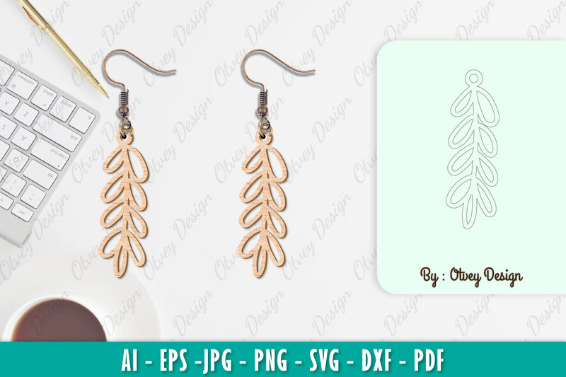 Flower Earring SVG Bundle 1 - CraftNest - Digital Crafting and Art