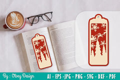 Santa Sleigh Bookmark SVG Bundle 1 - CraftNest - Digital Crafting and Art