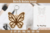 Butterfly Keychain Lasercut SVG Bundle