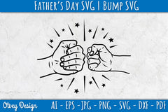 Father's Day Fist Bump SVG Bundle 1 - CraftNest - Digital Crafting and Art