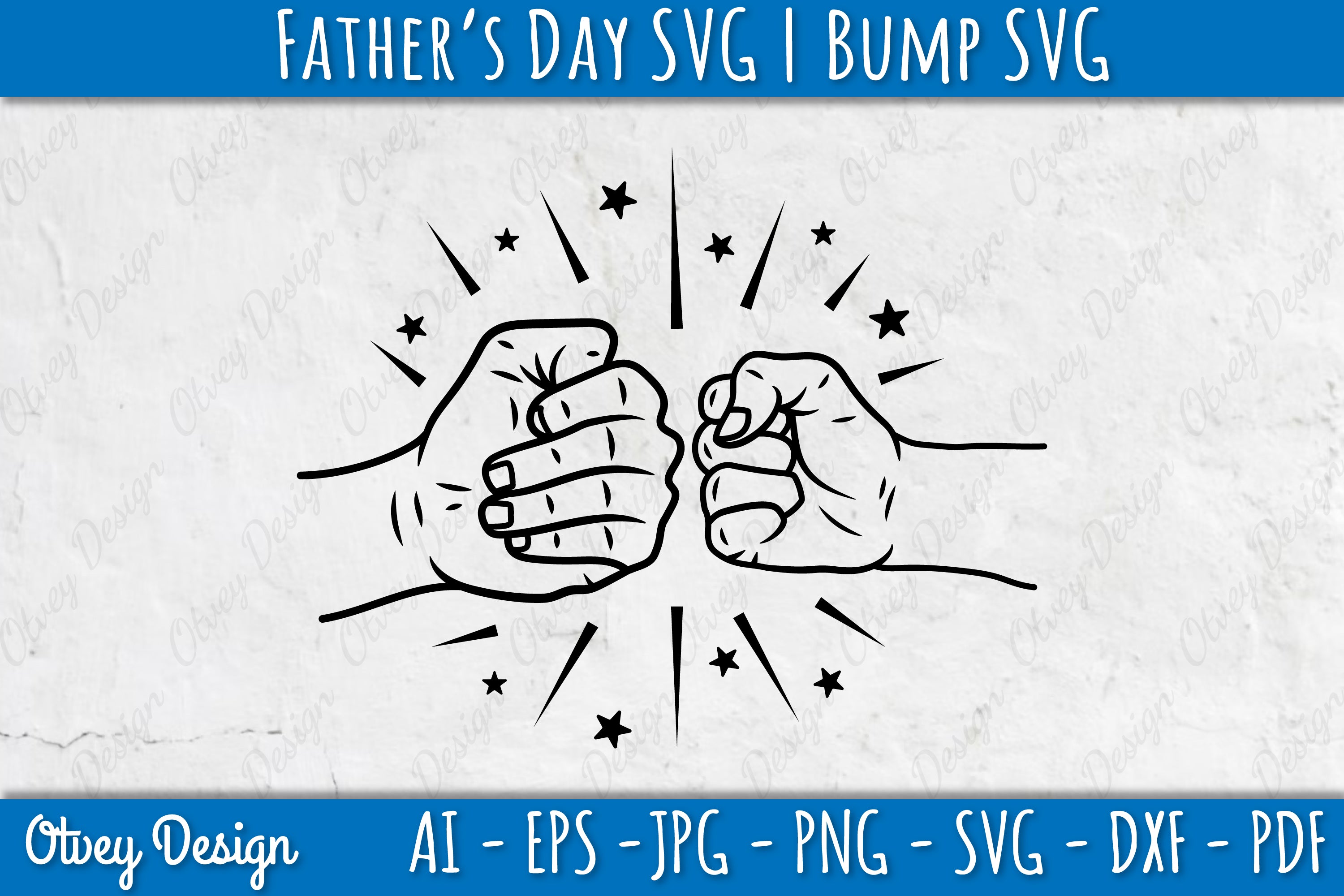 Father's Day Fist Bump SVG Bundle 1 - CraftNest - Digital Crafting and Art