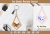 Keychain Sea Animals Laser Cut SVG Bundle