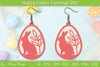 Easter Bunny Earring SVG Layered Bundle