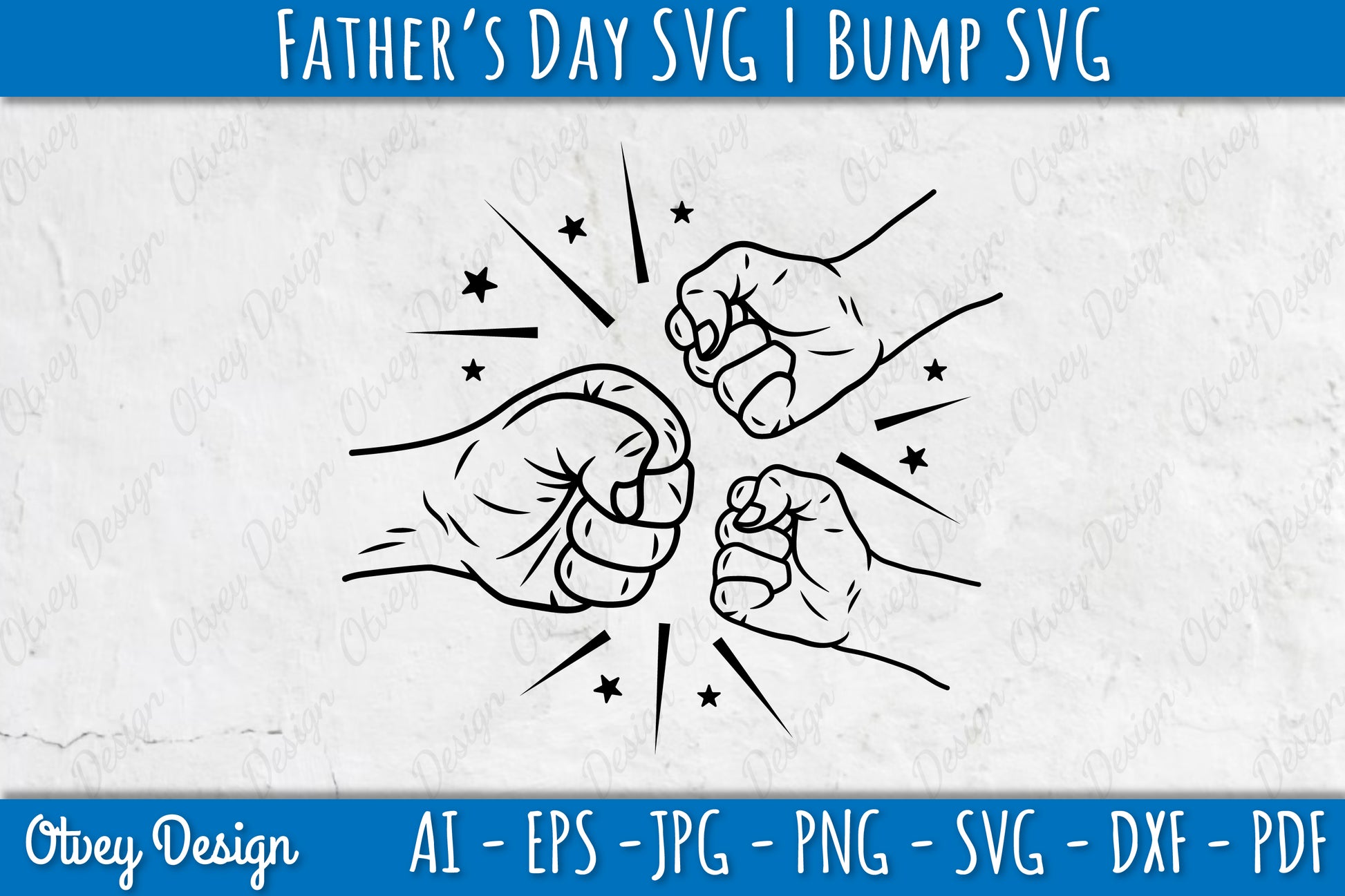 Father's Day Fist Bump SVG Bundle 4 - CraftNest - Digital Crafting and Art