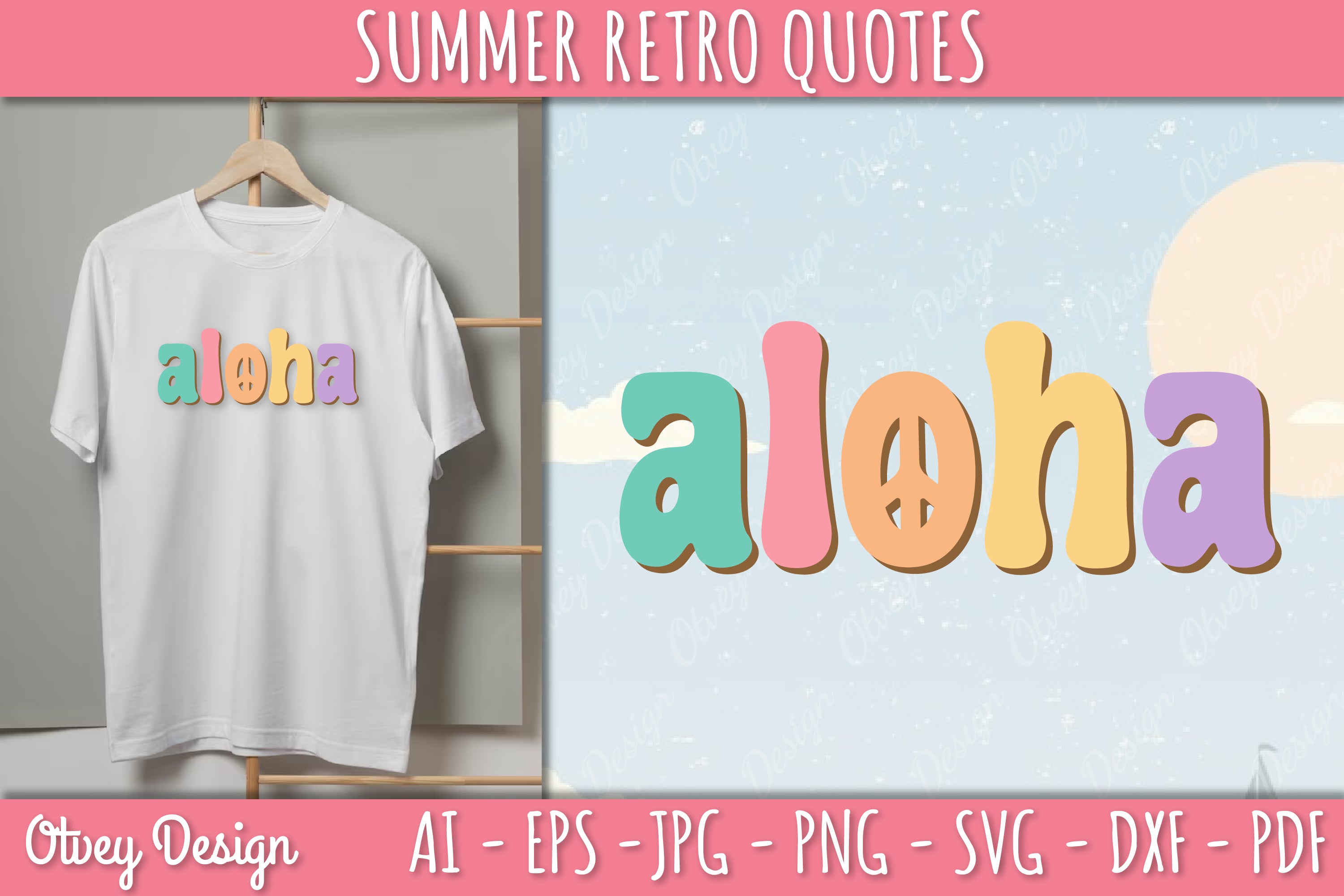 Summer Retro Quotes SVG Bundle